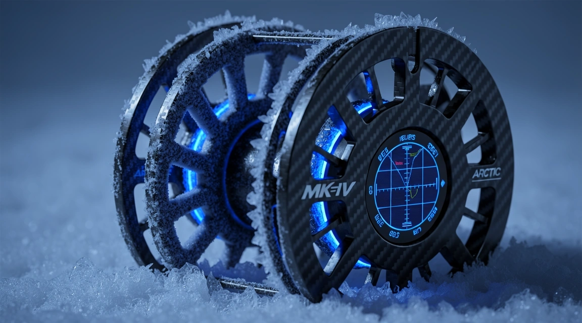 High-tech arctic fishing hardware
