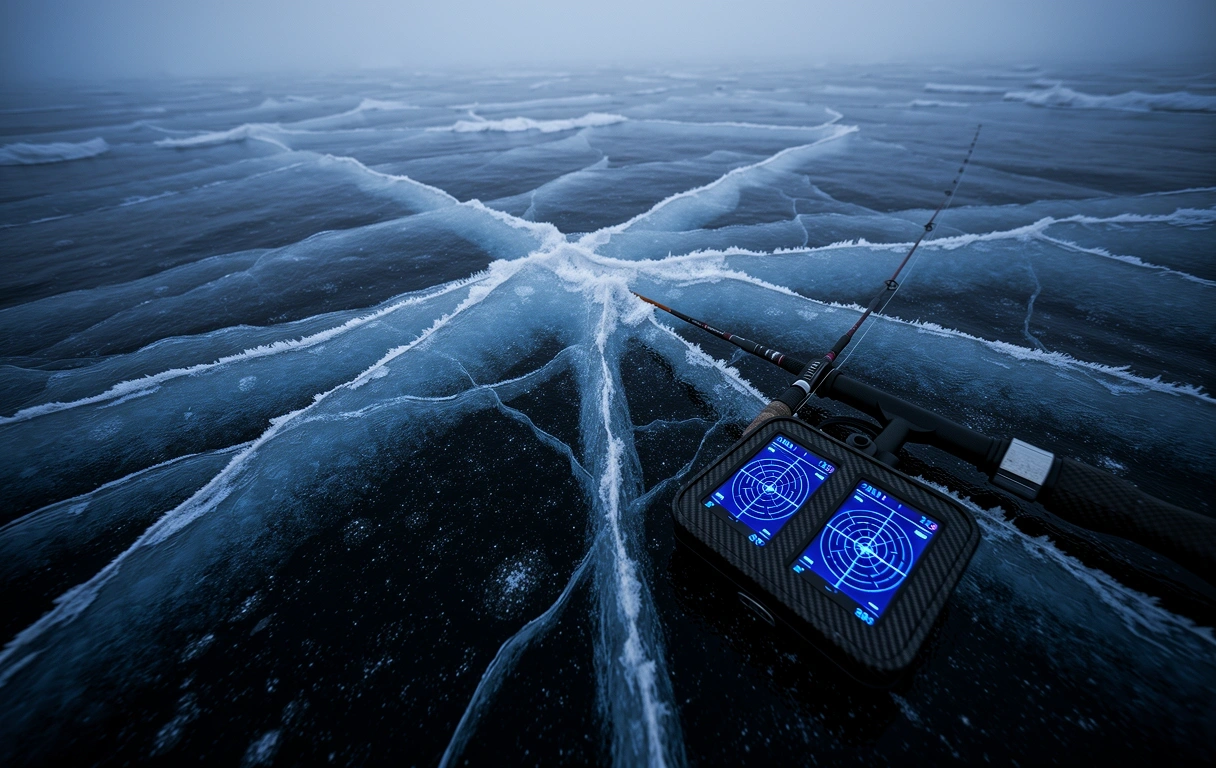 Cracked ice floe map